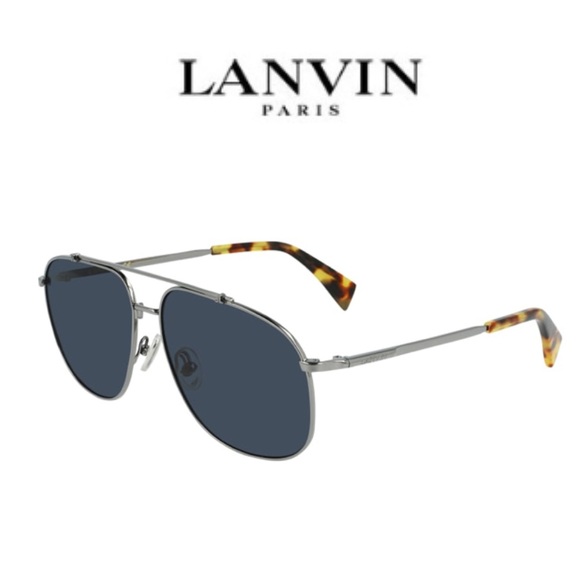 Lanvin Blue Pilot Unisex Sunglasses NEW /no box MODELLNV11OS 050 60